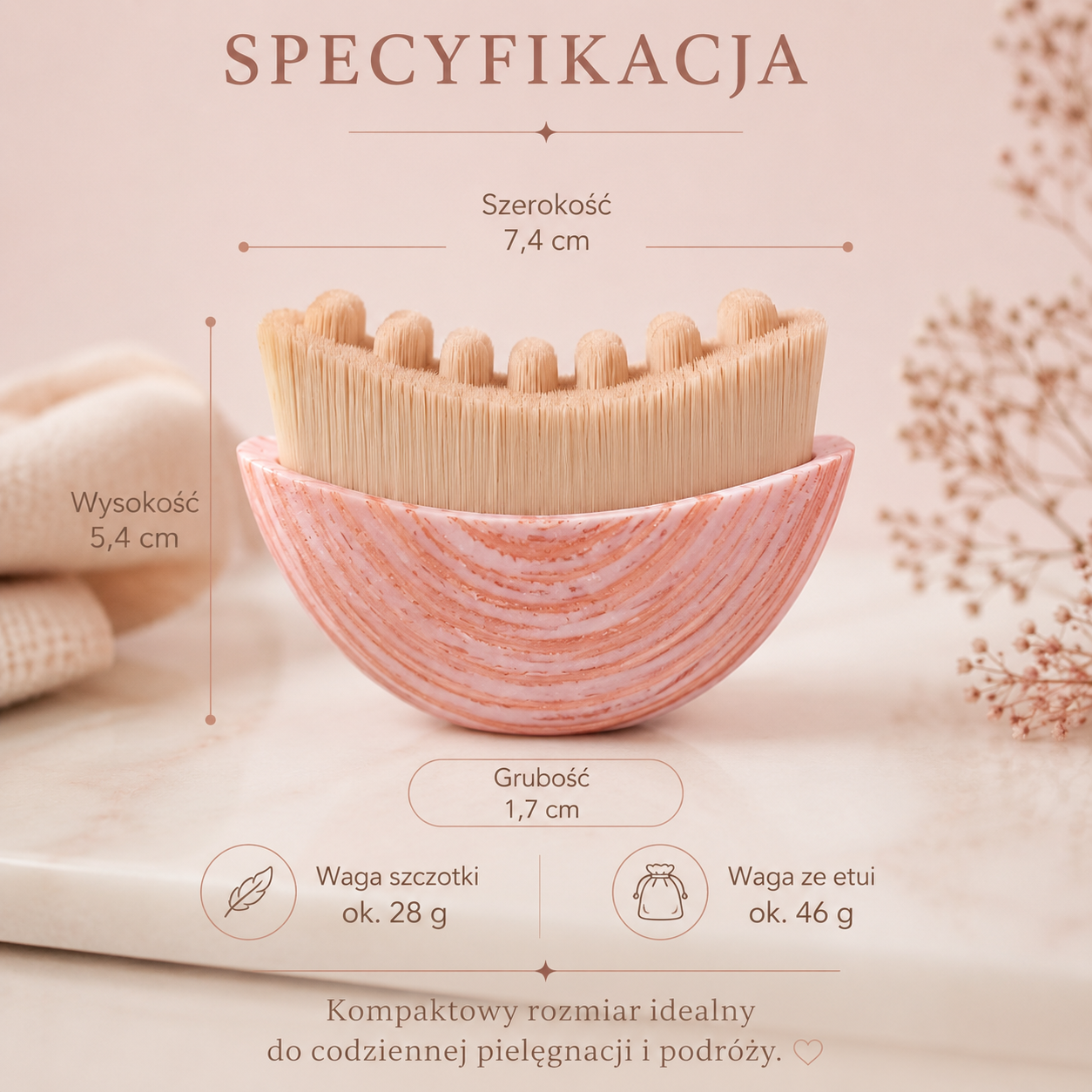 Szczotka do Masażu Twarzy i Drenażu Limfatycznego